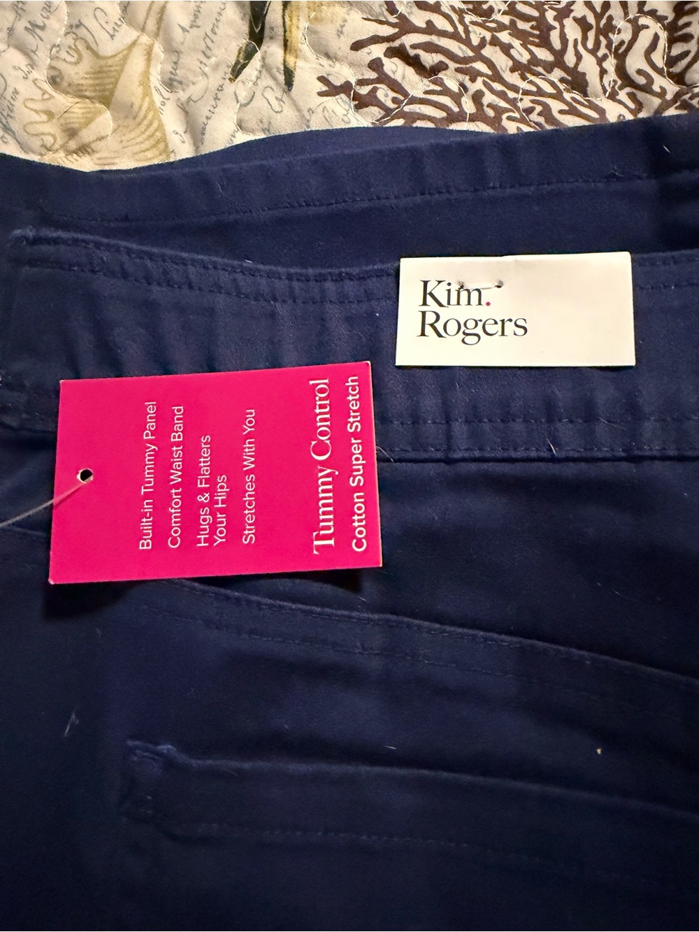 Kim Rogers Navy Blue Women's Bermuda Shorts - Picture 4 of 9